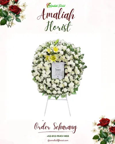 Krans Bunga Duka Cita di Tawangsari